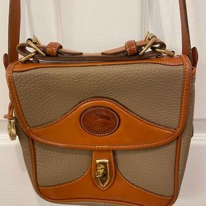 Two-tone leather bag
